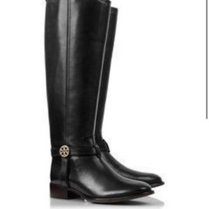 Tory Burch Bristol Riding Boots /Black/ Size 8 - image 1